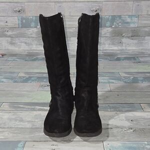 Girls Tall Black Baretraps Boots sz 3